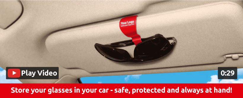 Store your glasses in your car - safe, protected and always at hand!